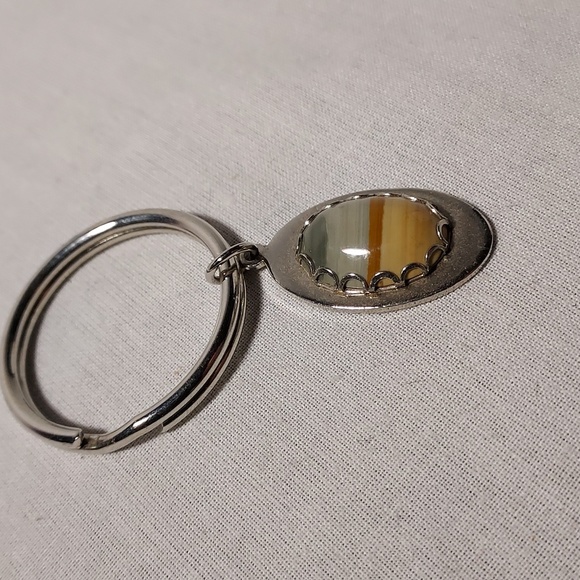 Multi Color Stone Key Ring - Picture 6 of 6